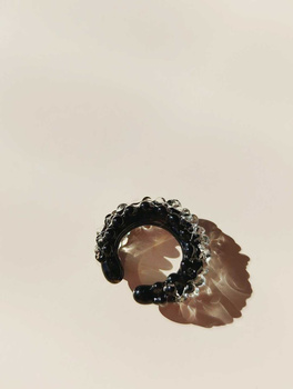 Nausznica "Crystal" Czarny Joanna Muzyka Studio