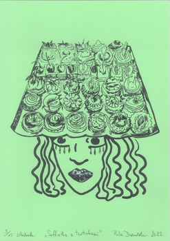 Limitowana edycja sitodruku autorstwa Poli Dwurnik