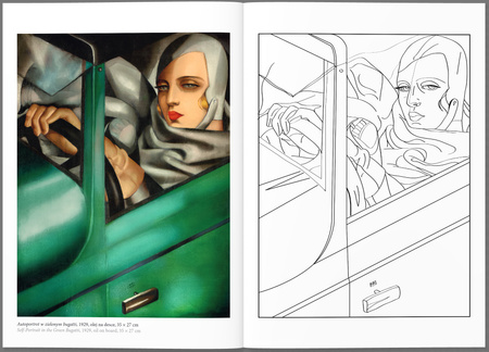 Tamara Łempicka – zeszyt do kolorowania