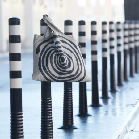 Torba podręczna LOUISE BOURGEOIS Spirals Black