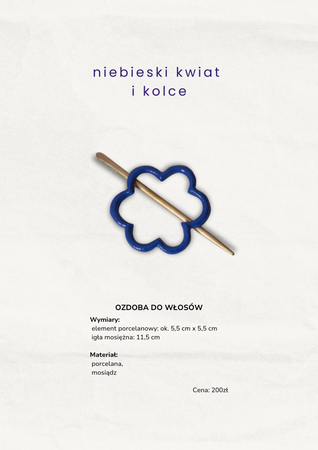 aerthe ozdoba do włosów - kwiat 
