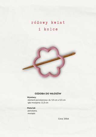 aerthe ozdoba do włosów - kwiat 