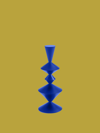 Midi Totem Rhomb Cobalt 