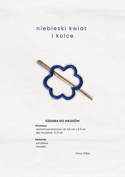 aerthe ozdoba do włosów - kwiat