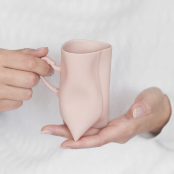 Filiżanka Trident różowa