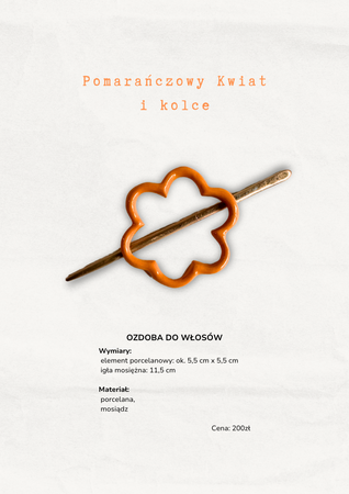 aerthe ozdoba do włosów - kwiat 