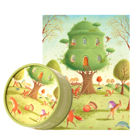 Puzzle Alison Jay – Zajęci Sąsiedzi (216 elementów)