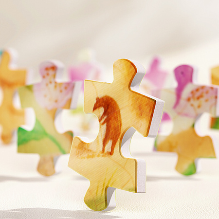 Puzzle Alison Jay – Lew z dmuchawcem (216 elementów)