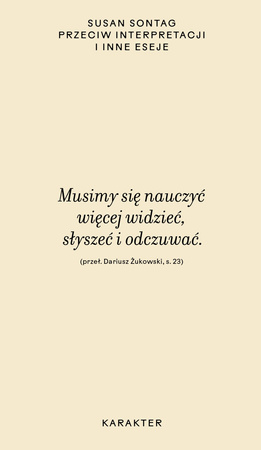 Przeciw interpretacji i inne eseje