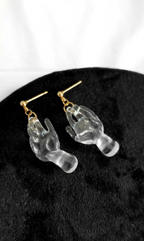 Kolczyki sztyfty "Hand II"