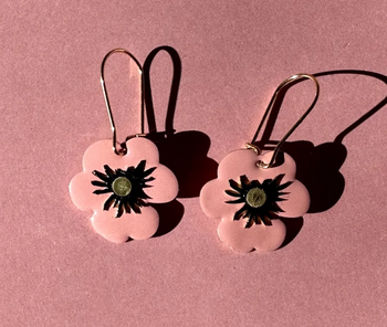 Biszka Kolczyki Bratki