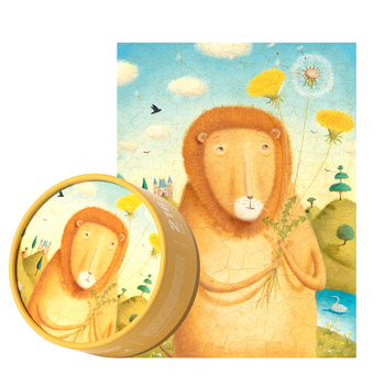 Puzzle Alison Jay – Lew z dmuchawcem (216 elementów)