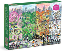 Puzzle Michael Storrings Dog Park in Four Seasons (1000 elementów)