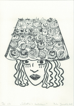 Limitowana edycja sitodruku autorstwa Poli Dwurnik