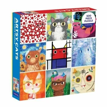 Mudpuppy Puzzle Artystyczne koty
