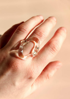 Nieregularny pierścionek "Coral"